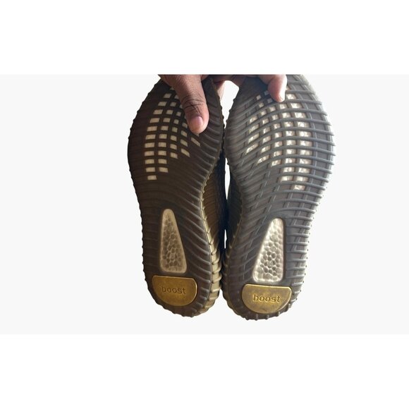 Adidas Yeezy Boost 350 V2 Earth Men's Knit Sport Shoe Sneakers Brown Tans - Picture 12 of 15